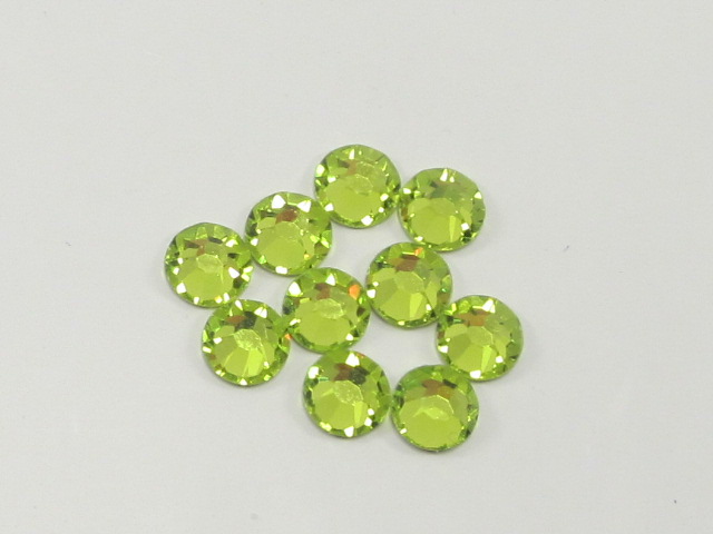 1 Gros 9ss LIMECICLE (viva) FLATBACK PRECIOSA Rhinestones